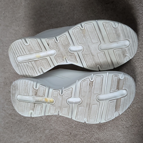 Skechers White Slip-On Sneakers with Pink Insole Accents - Picture 5 of 8